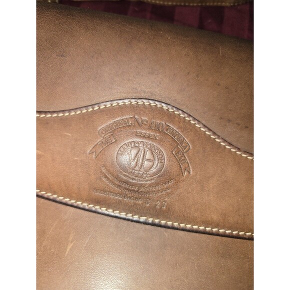 GHURKA MARLEY HODGSON NO.110 ESSEX Brown Leather Shoulder bag Vintage - Picture 2 of 15